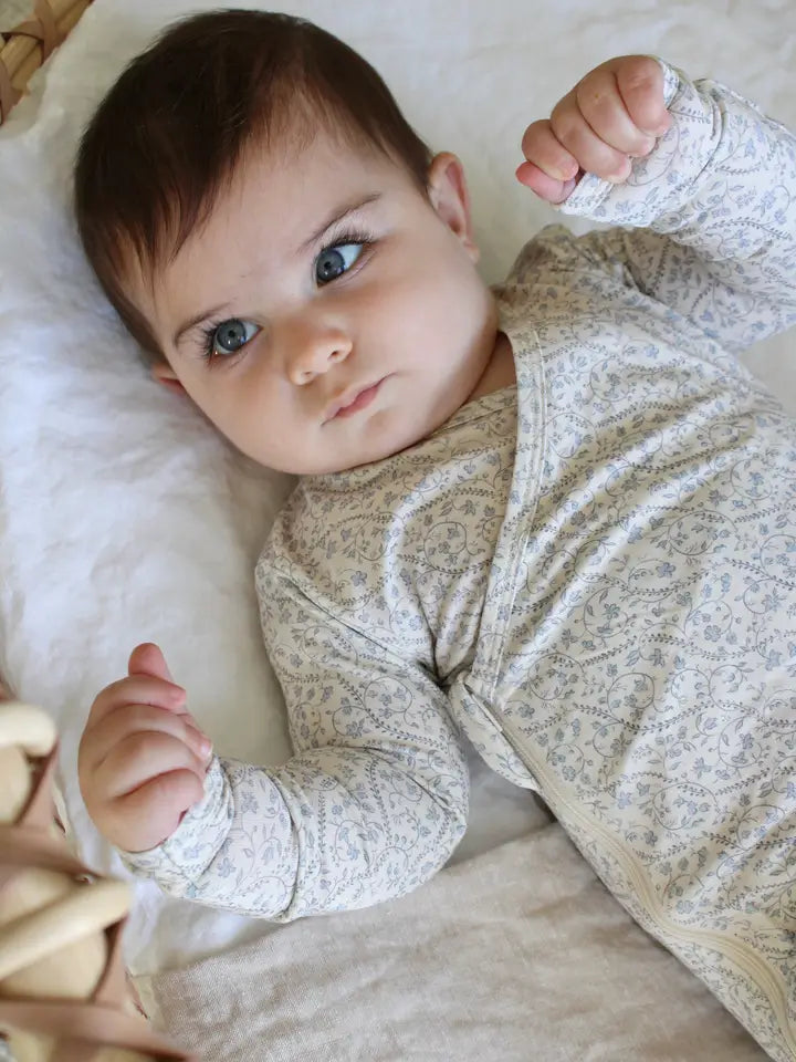 Amelia Bamboo Wrap Footie