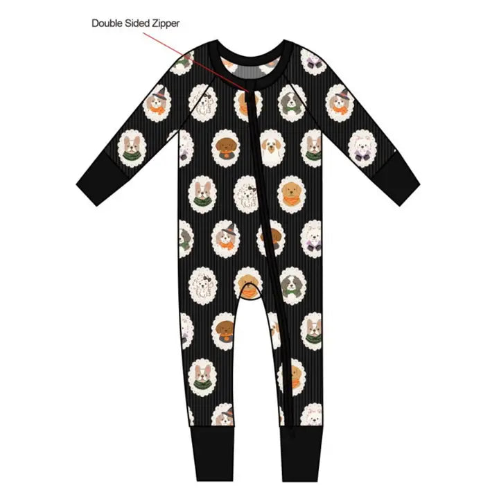 Spooky Pups Bamboo Pajamas (Pre-Order)