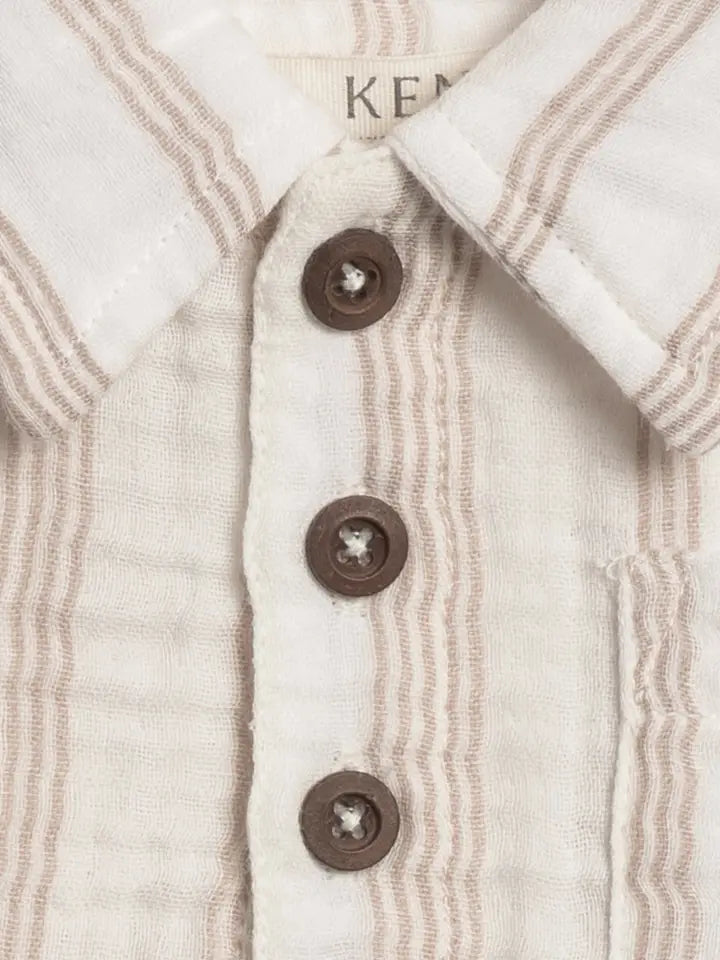 Ezra Muslin Polo - Organic