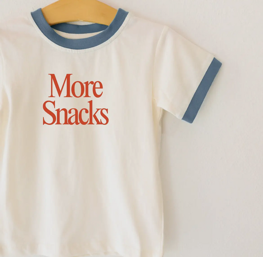More Snacks Retro Tee