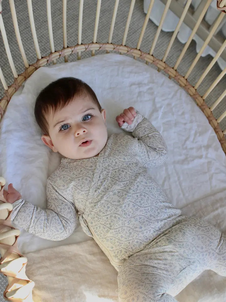 Amelia Bamboo Wrap Footie