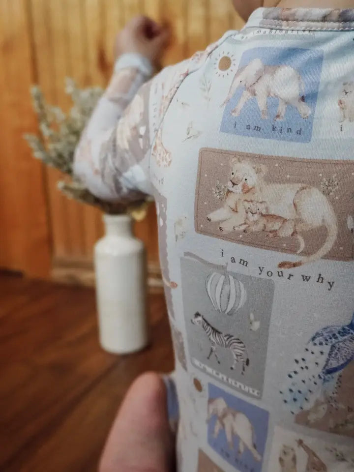 Safari Affirmations Bamboo Pajamas