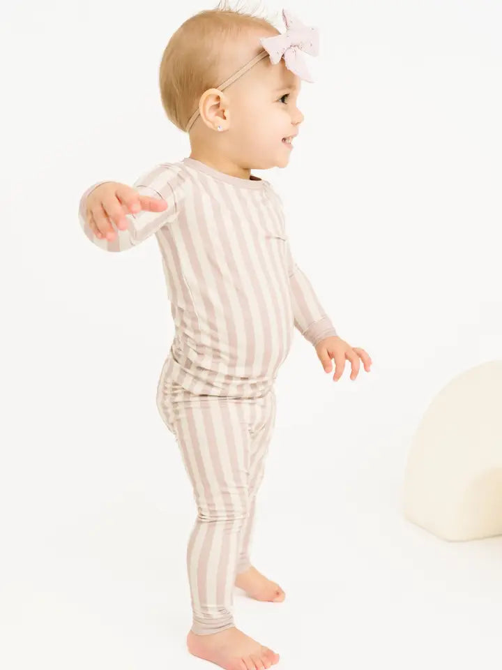 Blush Stripe Pajamas