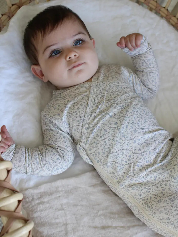 Amelia Bamboo Wrap Footie