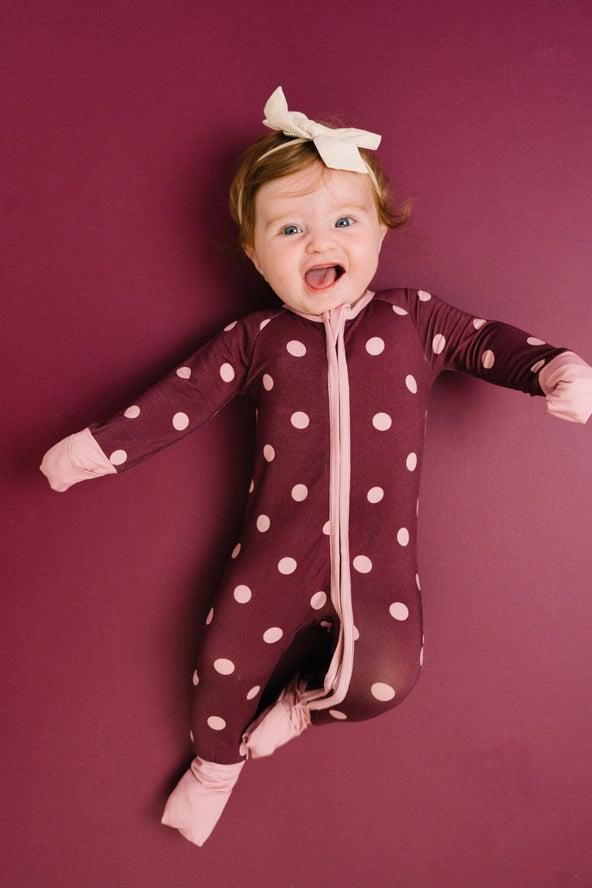 Polka Dot Bamboo Pajamas