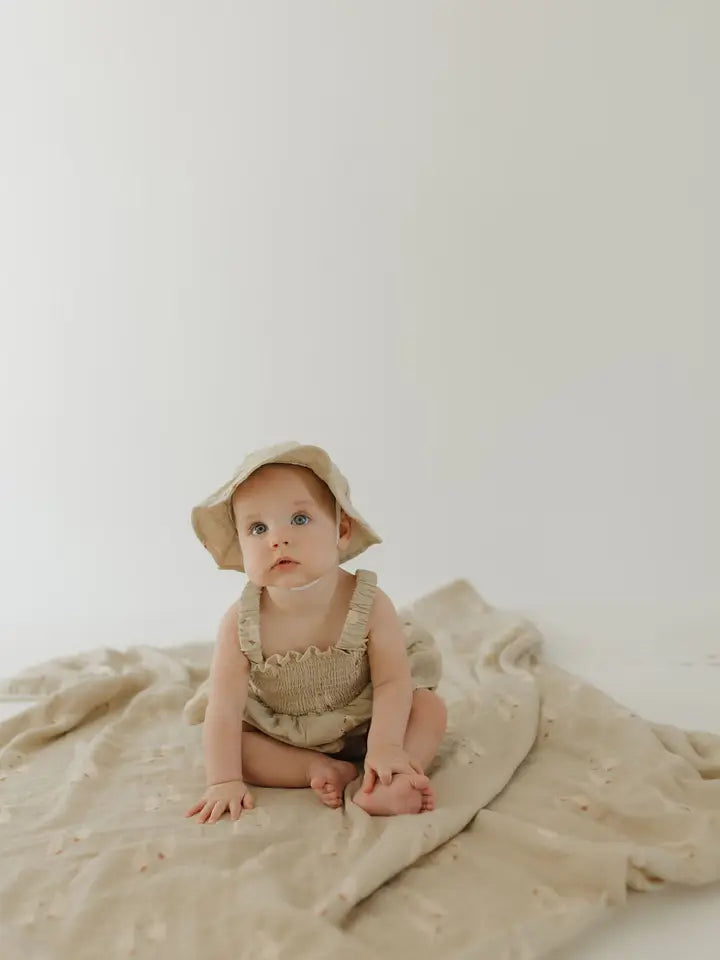 Hadley Silly Goose Romper & Hat Set