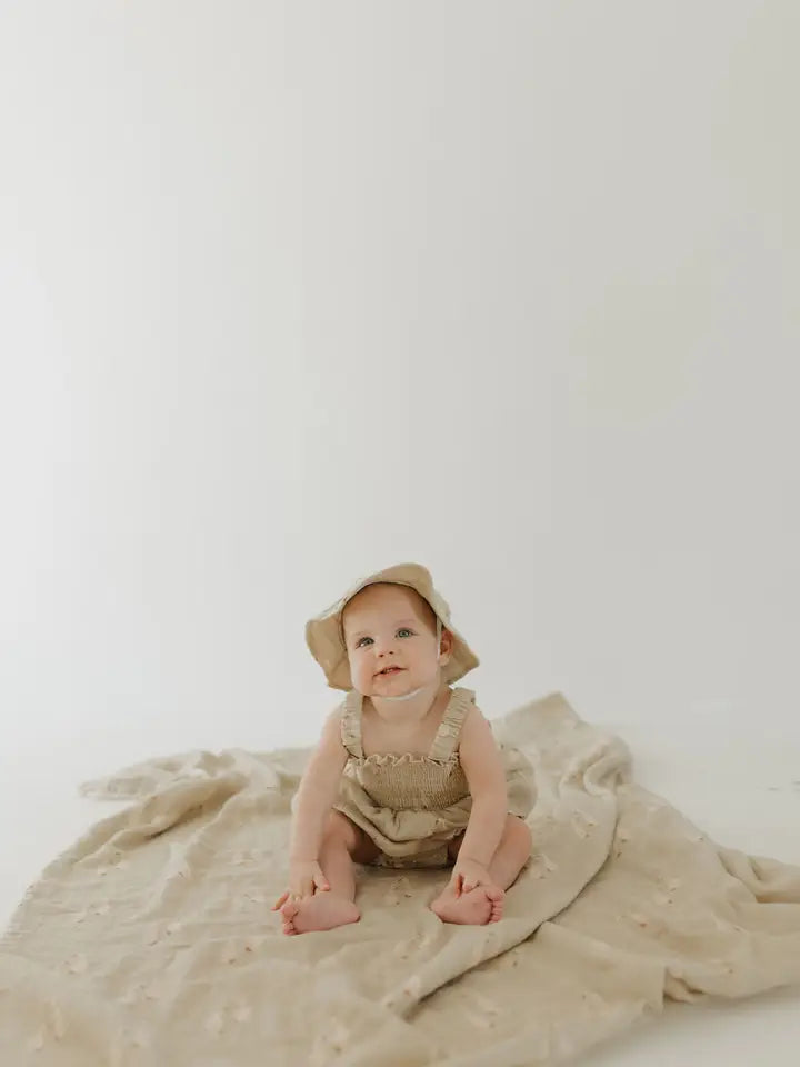 Hadley Silly Goose Romper & Hat Set