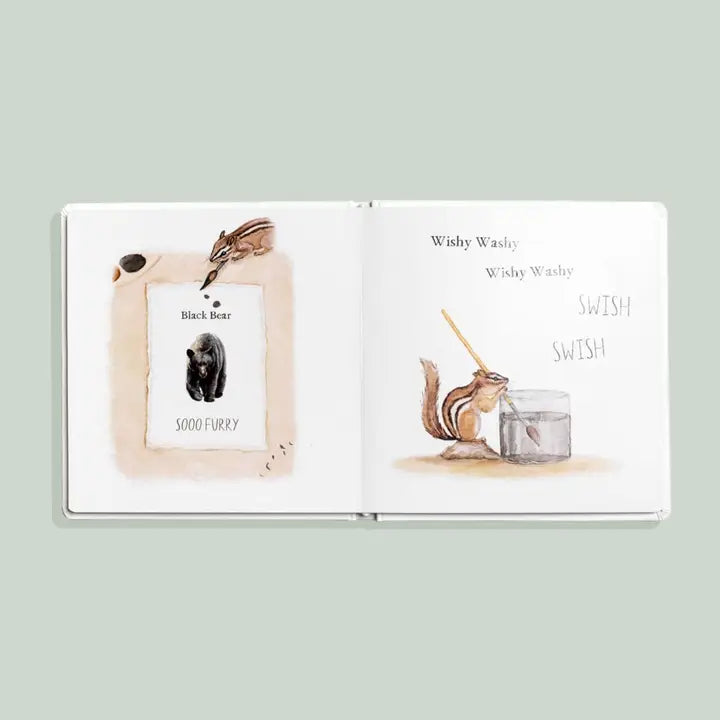 Wishy Washy: A Board Book of First Words & Colors