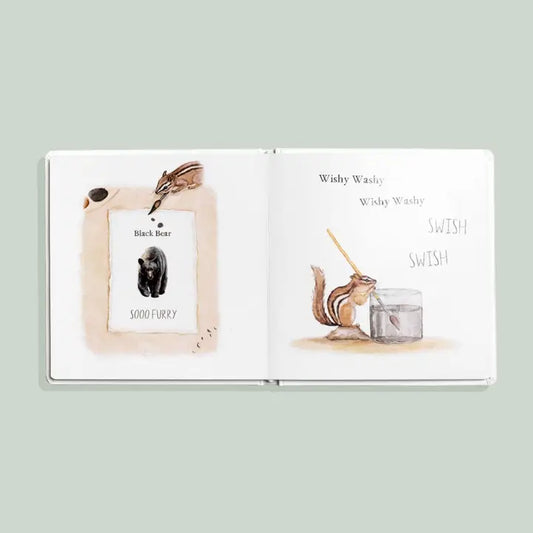 Wishy Washy: A Board Book of First Words & Colors