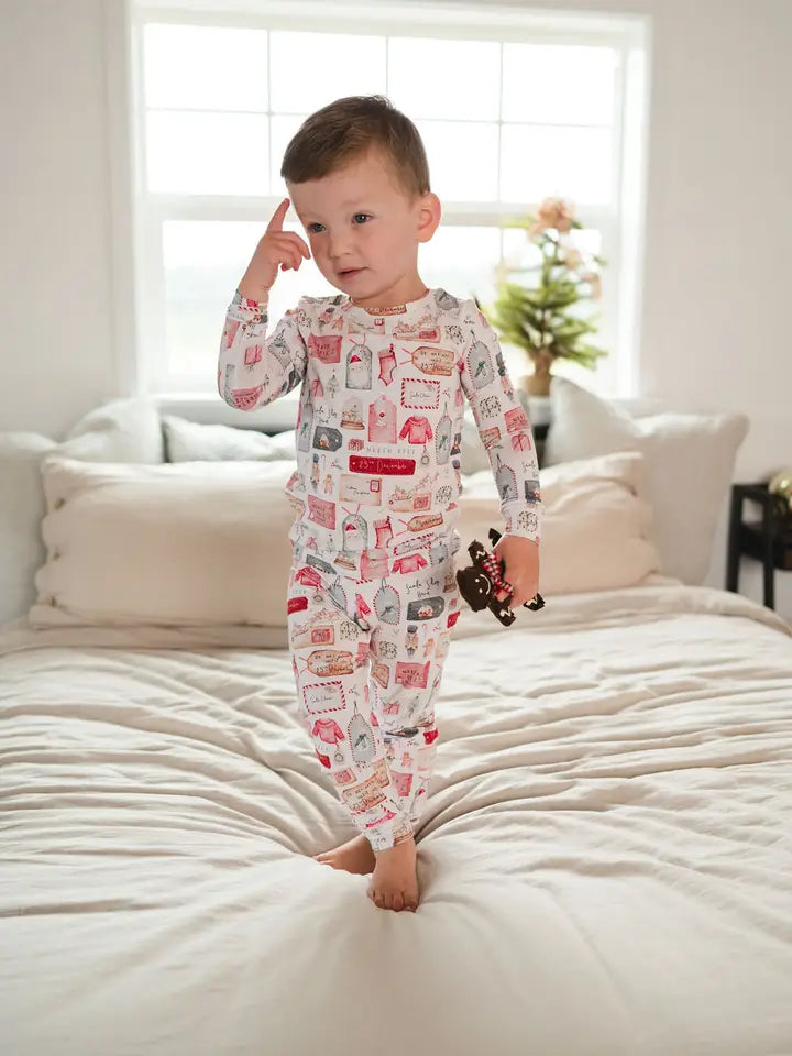 Letters To Santa Bamboo Pajamas