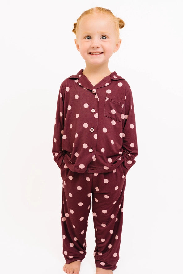Polka Dot Bamboo Pajamas