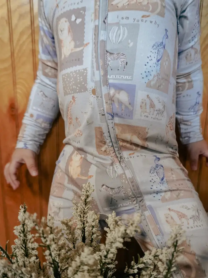 Safari Affirmations Bamboo Pajamas