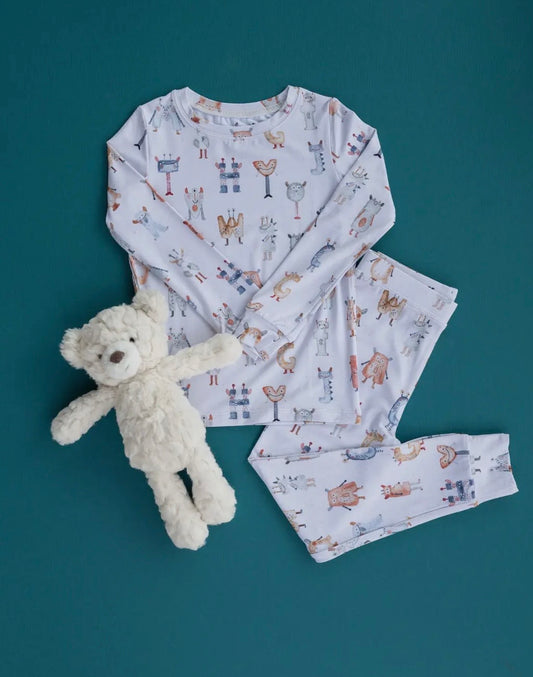 Monster Alphabet Bamboo Pajamas