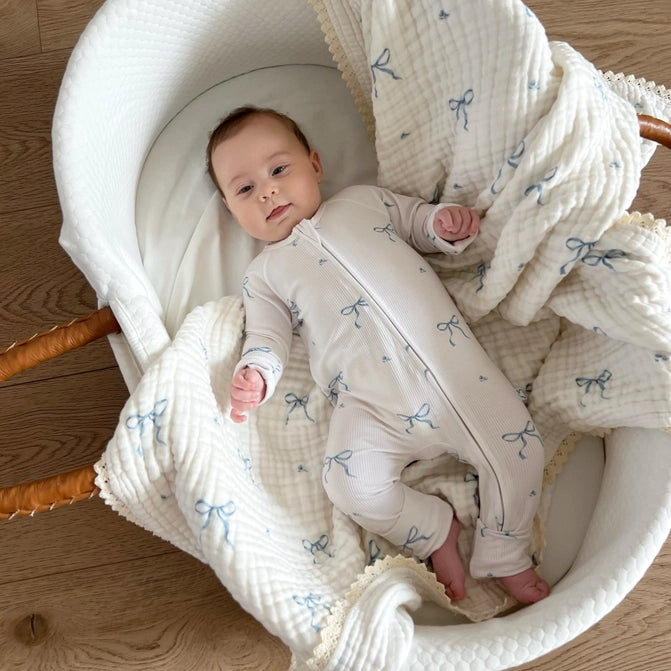 Lainey Ribbed Bow Pajamas