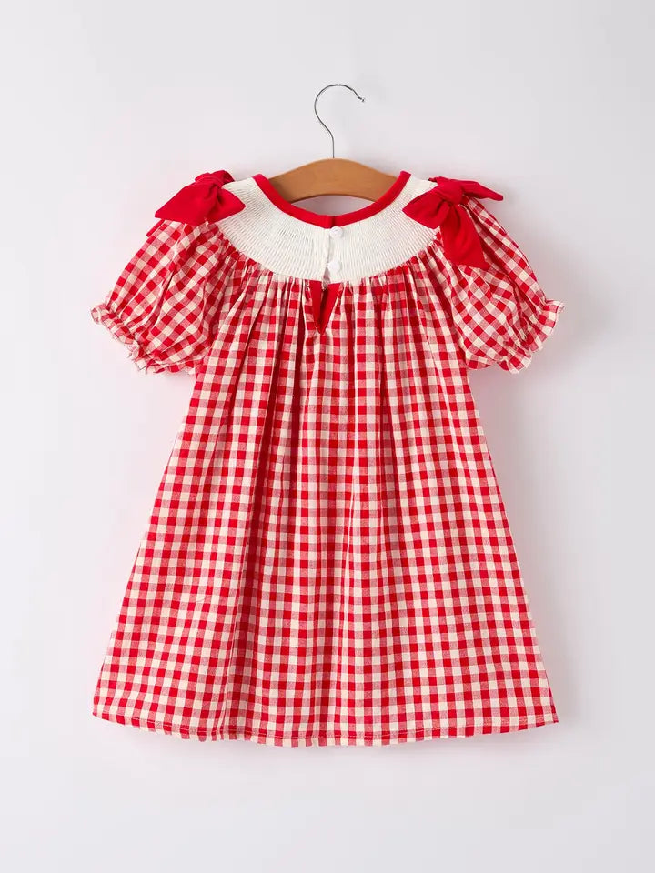 Embroidered Cherry Dress