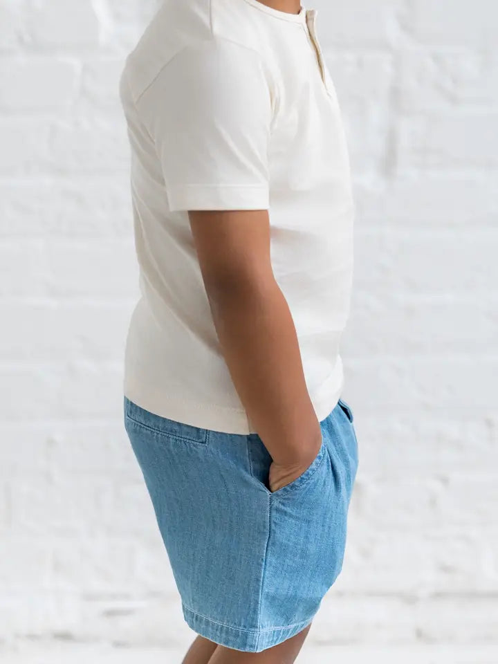 Luke Chambray Shorts