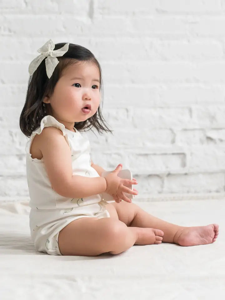 Amelia Lemon Romper - Organic