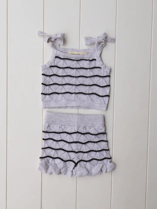 Willa Tie Sleeve Knit Set