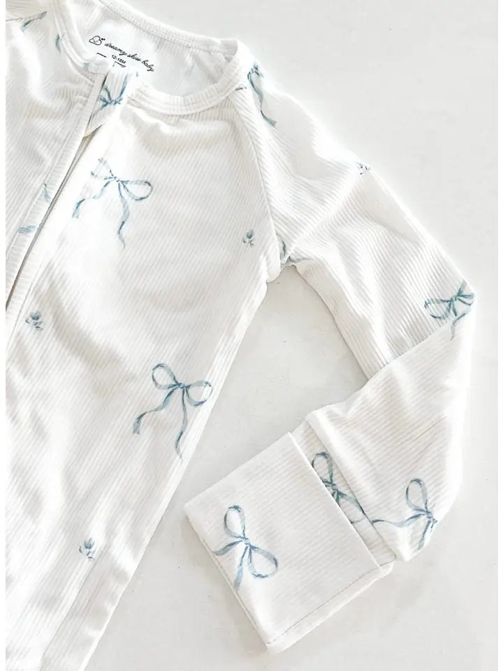 Lainey Ribbed Bow Pajamas