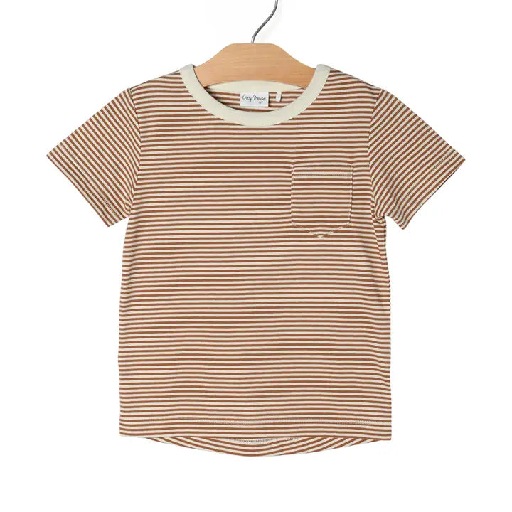 Carter Striped Pocket Tee