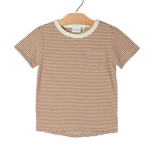 Carter Striped Pocket Tee