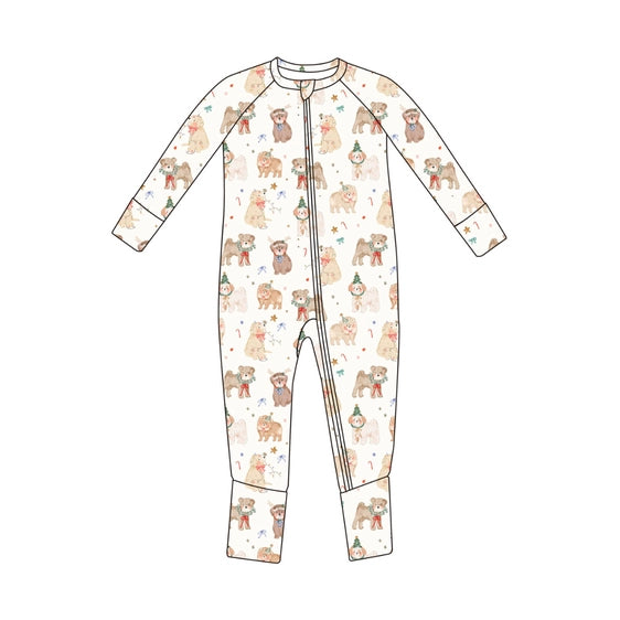Puppy Christmas Bamboo Pajama (Pre-Order)