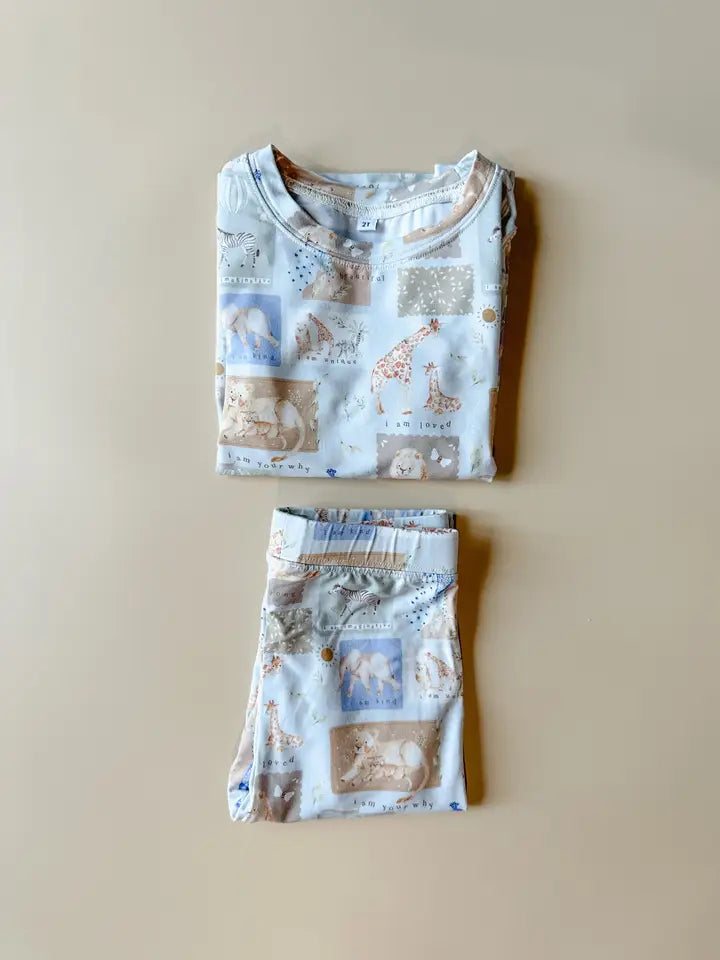 Safari Affirmations Bamboo Pajamas