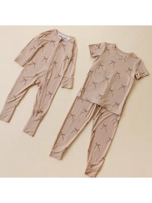 Bow Bamboo Pajamas