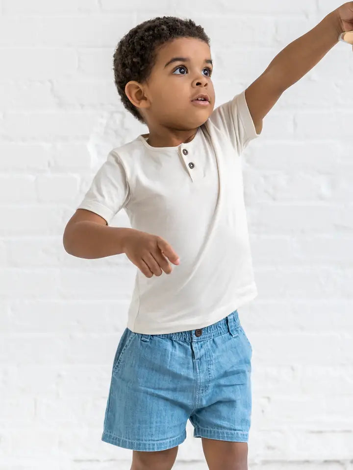 Luke Chambray Shorts