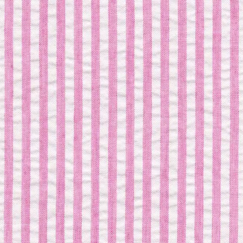 Pink Seersucker Stripe Sun Hat UPF 50+